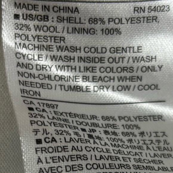 Banana Republic Skirt Heathered Fit & Flare Wool Brown Size 2 - Picture 6 of 7